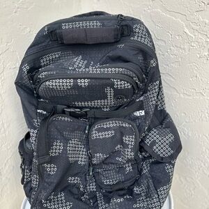 Lululemon Cruiser Backpack in a black and white pattern